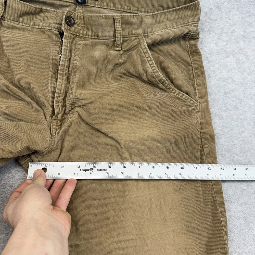 Banana Republic 36x34 Corduroy Pants Mens Brown Tan‎ Straight Leg Cotton